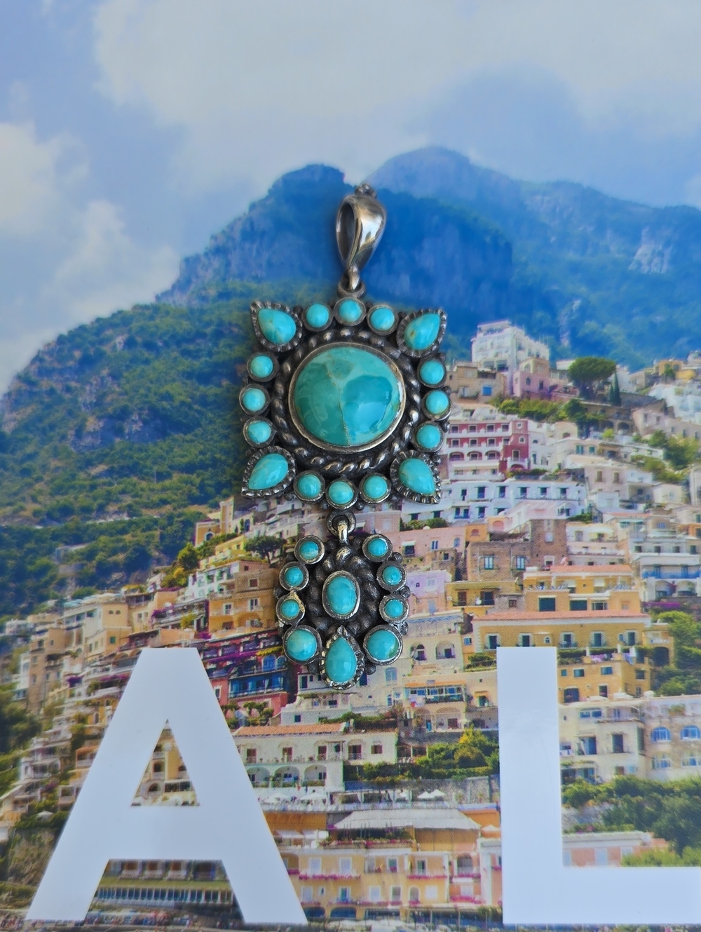 Barse Turquoise Pendant - Picture 8 of 9